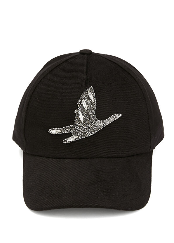 Beymen Club Siyah Logo Detaylı Kadın Şapka - 2