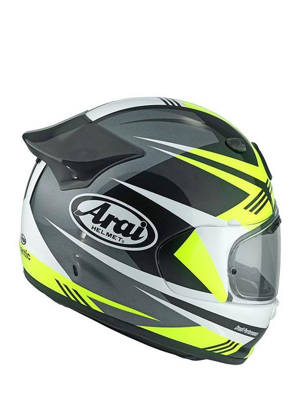 Arai - Arai Quantic Mark Yellow Kapalı Motosiklet Kaskı - Çok Renkli