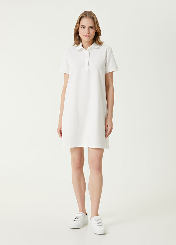 Beymen Club Off White Mini Polo Dress - 3