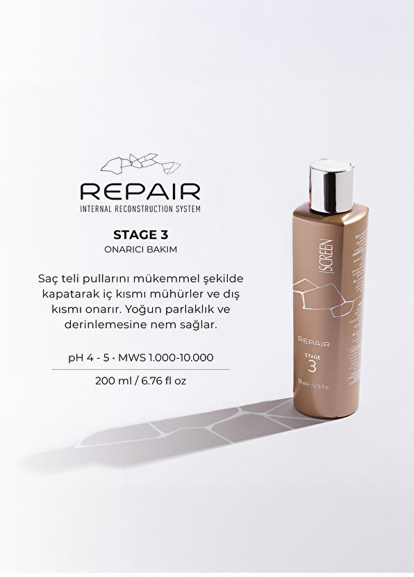 Screen Hair Care Repair Stage 3 Restorative Care for Damaged Hair 200 ml - 2