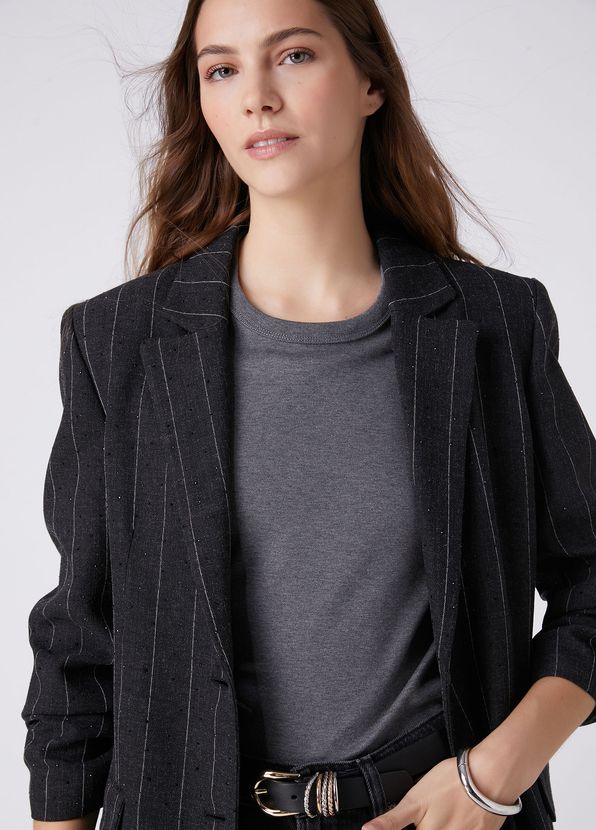 Beymen Club Siyah Mono Kapama Blazer - 2