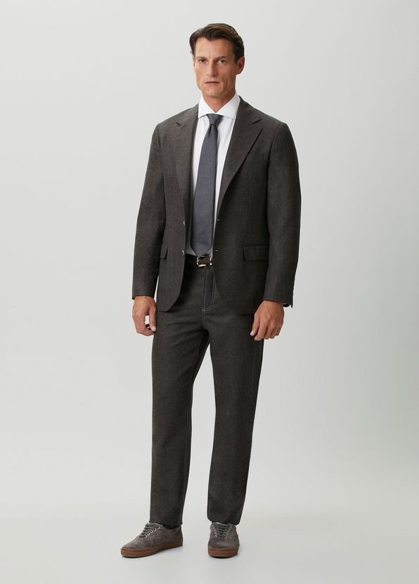 Brunello Cucinelli Brown Wool Coat - 2