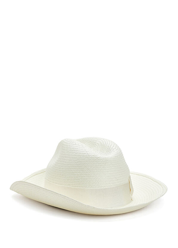 Borsalino Giulietta Panama White Women's Straw Hat - 2