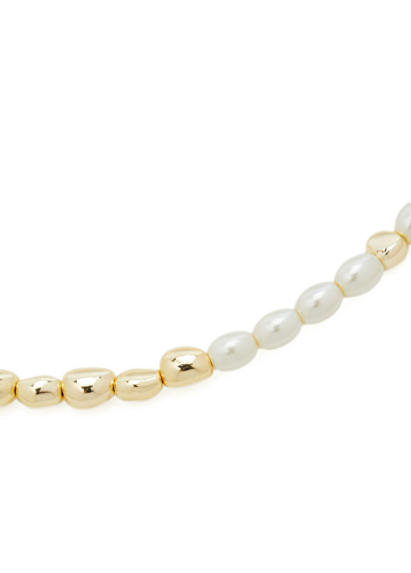 Beymen Club Gold White Women's Necklace - 2