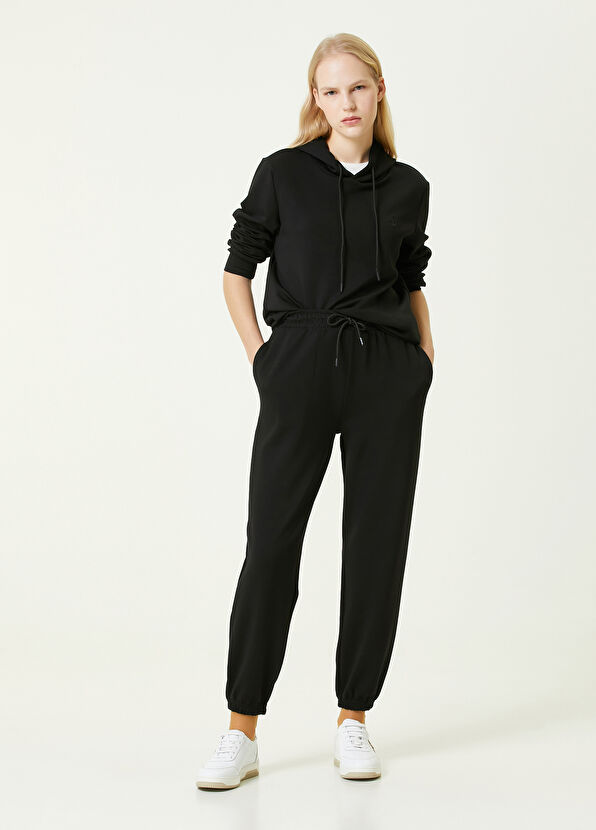 Beymen Club Siyah Logo Detaylı Jogger Pantolon - 1