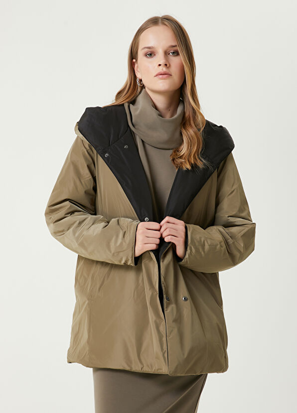 Beymen Club Siyah Çift Taraflı Mont - 4