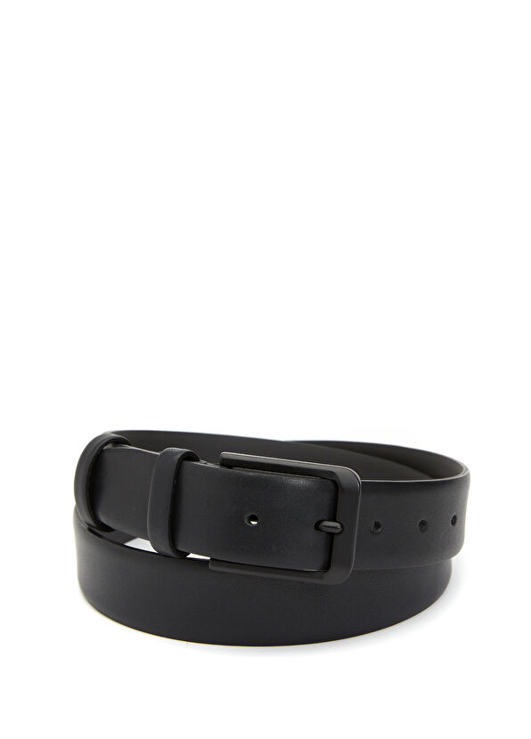 Beymen Club Black Men's Leather Belt - 1