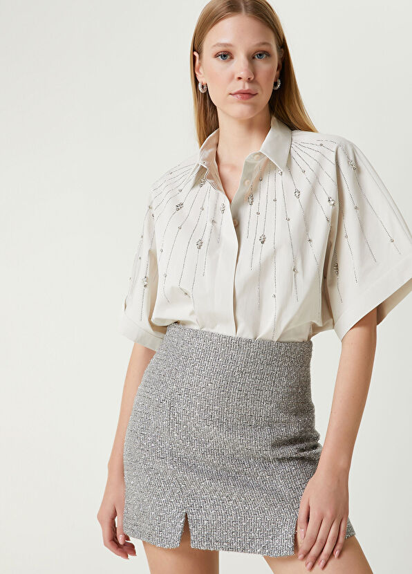 Beymen Club Krem Taşlı Gömlek - 2