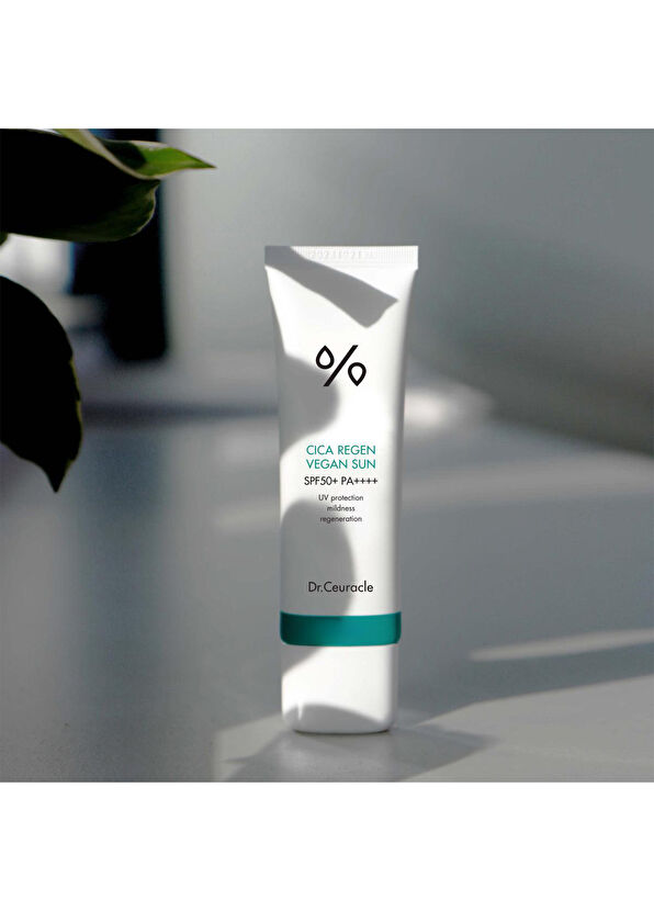 Dr. Ceuracle Cica Regen Vegan Sun SPF50+ PA++++ Cica Özlü Kimyasal Filtreli UV Güneş Koruyucu Krem 50 ml - 2