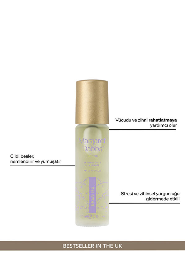 Margaret Dabbs London Breathe Pulsepoint Oil Frankincense & Lavender - 2