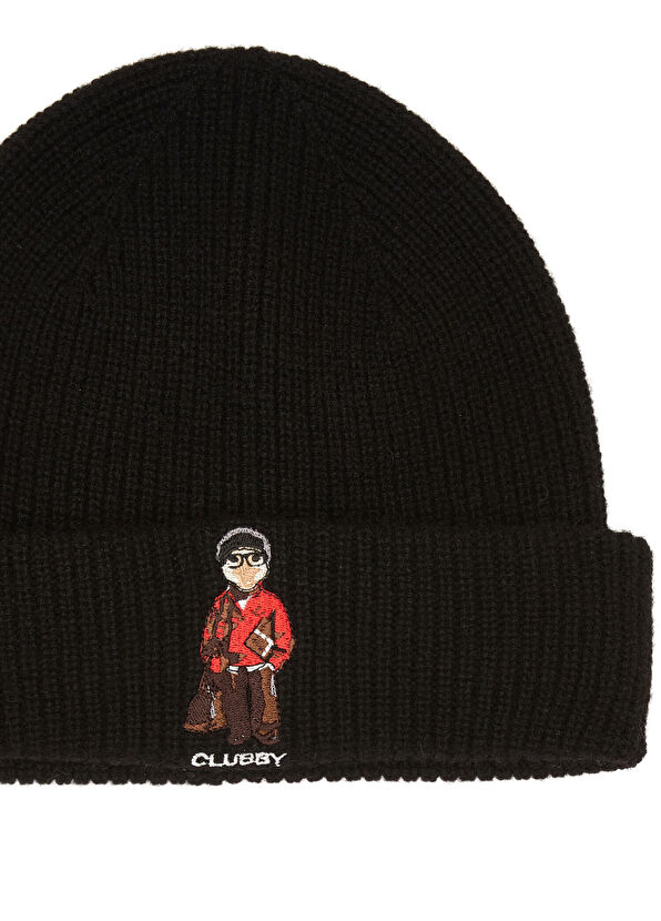 Beymen Club Clubby Black Men's Wool Beanie - 2