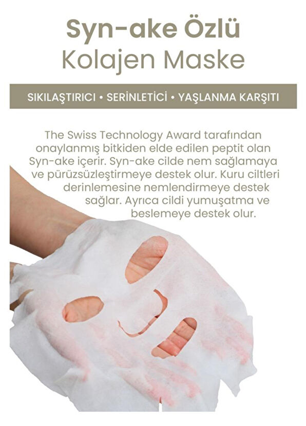 Dermal Syn-ake Firming Anti-Aging 10-Pack Collagen Face Mask - 3