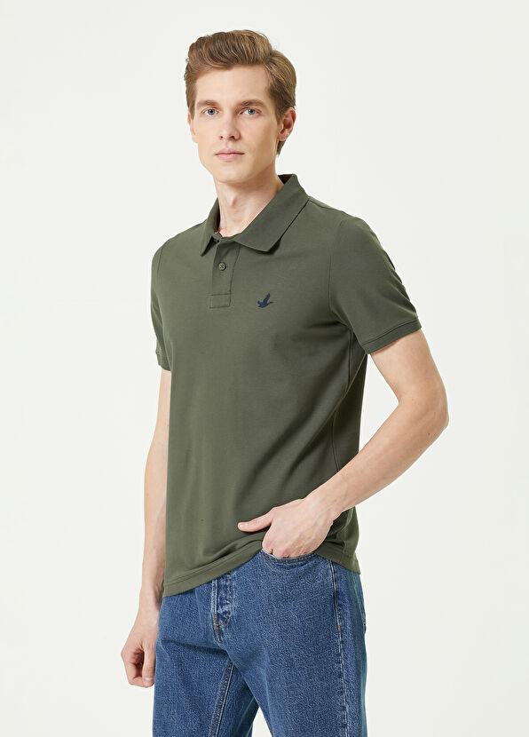 Beymen Club Comfort Fit Khaki Polo Neck T-shirt - 2