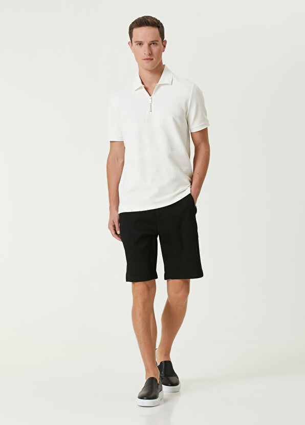 Beymen Club Black Denim Shorts - 1