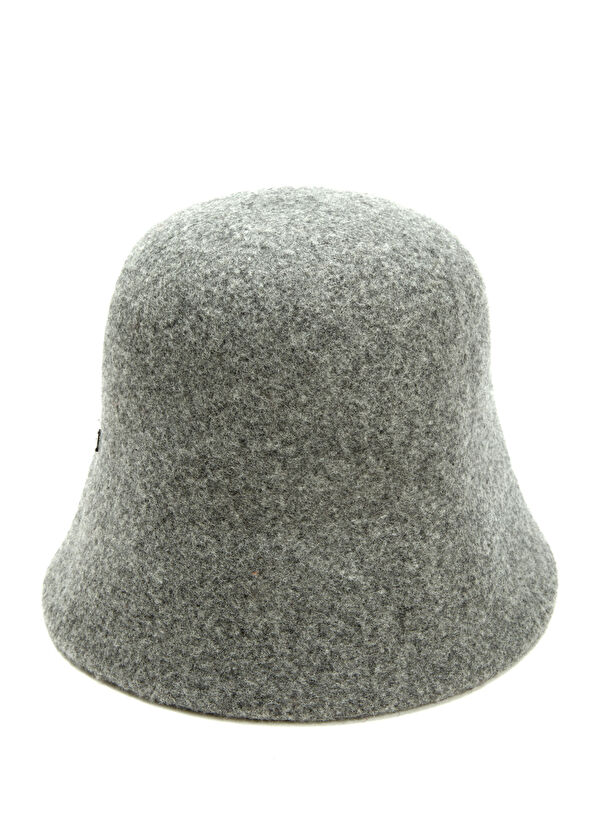 Beymen Club Grey Women's Wool Bucket Hat - 3