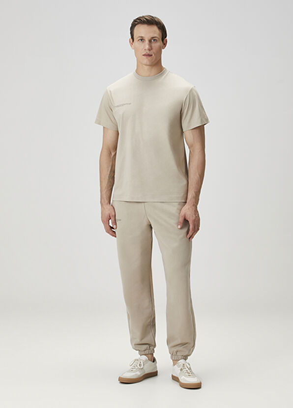 Pangaia Beige Organic Cotton Sweatpants - 1
