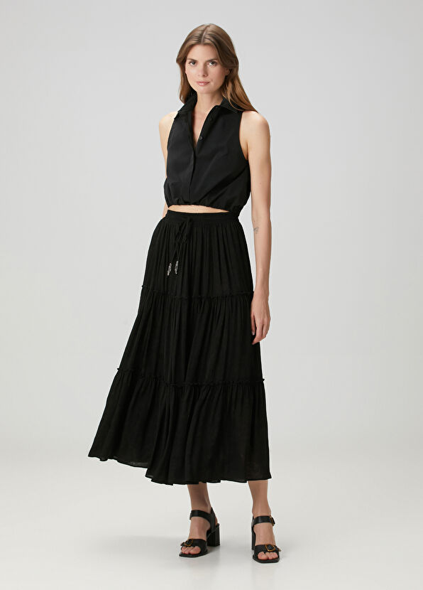 Beymen Club Black Maxi Skirt - 1