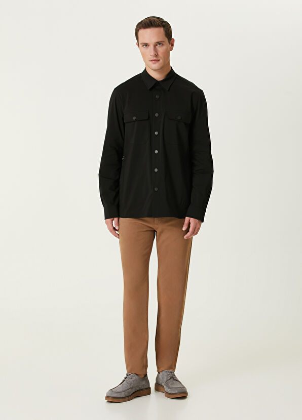 Beymen Club Black Pocket Detailed Outer Shirt - 3