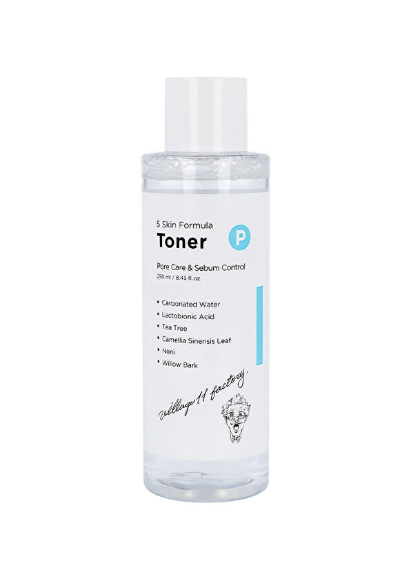 Village 11 Factory P Skin Formula Toner Gözenek ve Sebum Arındırıcı Yüz Toniği 250 ml - 1