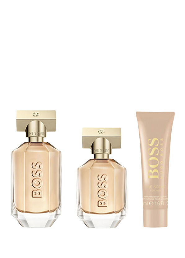 Boss The Scent EDP For Her 100 ml + 30 ml + Vücut Losyonu Kadın Parfüm Seti - 1