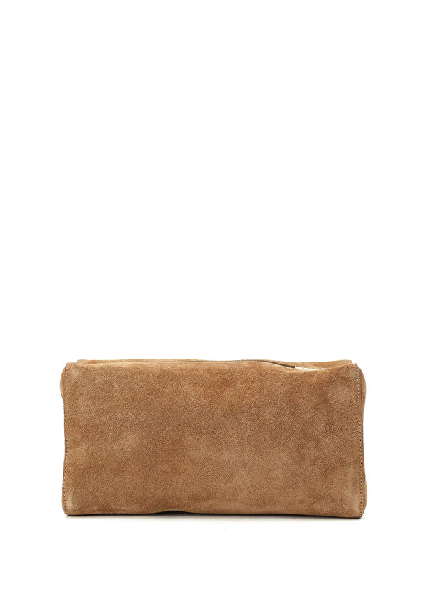 Beymen Club Camel Women's Suede Hand Clutch - 3