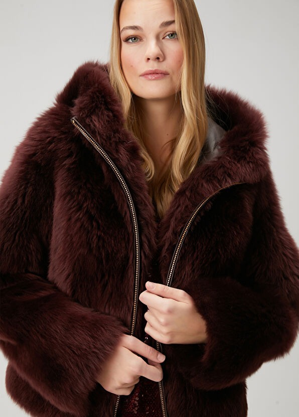 Beymen Club Mürdüm Kapüşonlu Kaban - 2