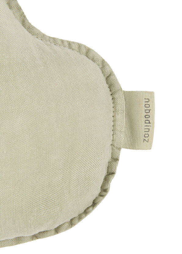 Nobodinoz Cloud Green Matcha French Linen Children's Pillow - 2