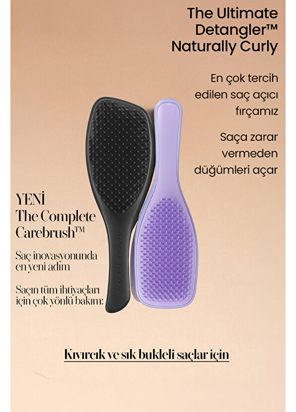 Tangle Teezer Complete Carebrush Antrasit Kıvırcık ve Bukleli Saçlar için Saç Fırçası Tarak - 3