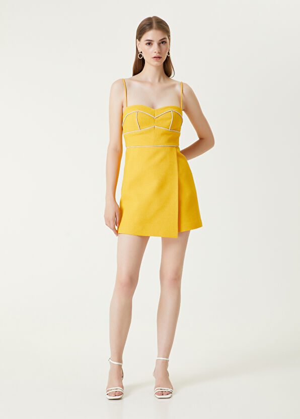 Beymen Club Turuncu Önü Taş Detaylı Tulum - 1