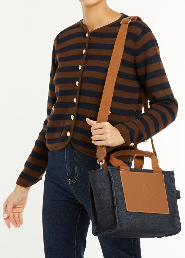 Beymen Club Indigo Kadın Kanvas Çanta - 2