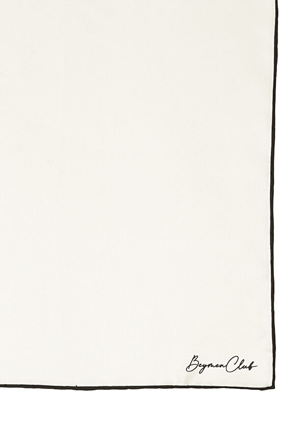 Beymen Club Beyaz İpek Poşet Mendil - 2