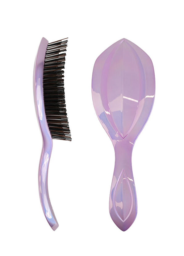 FENDA Profesyonel Nebula Purple 4 Pinli Geniş Başlık Mor Saç Fırçası - 4