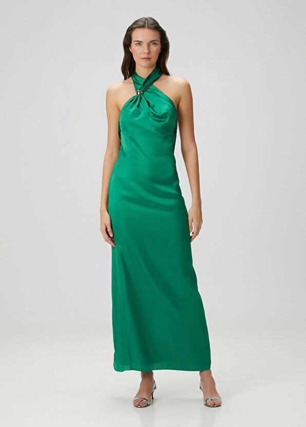 Baobab Amorino Yeşil Maksi Abiye Elbise - 1