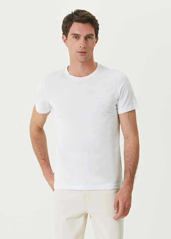 Beymen Club Beyaz Basic T-shirt - 1
