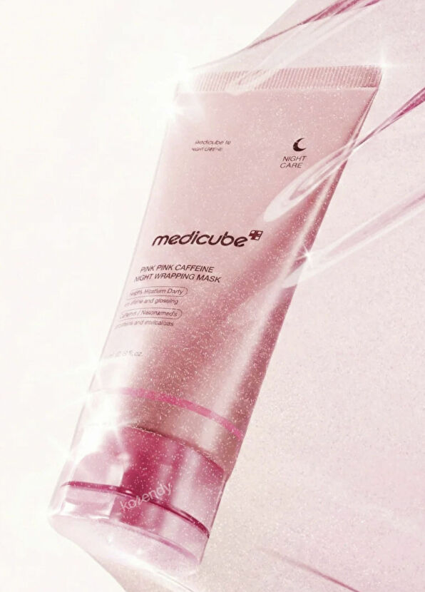 Medicube PDRN Pink Caffeine Night Wrapping Mask Sıkılaştırıcı Yüz Maskesi 75 ml - 3