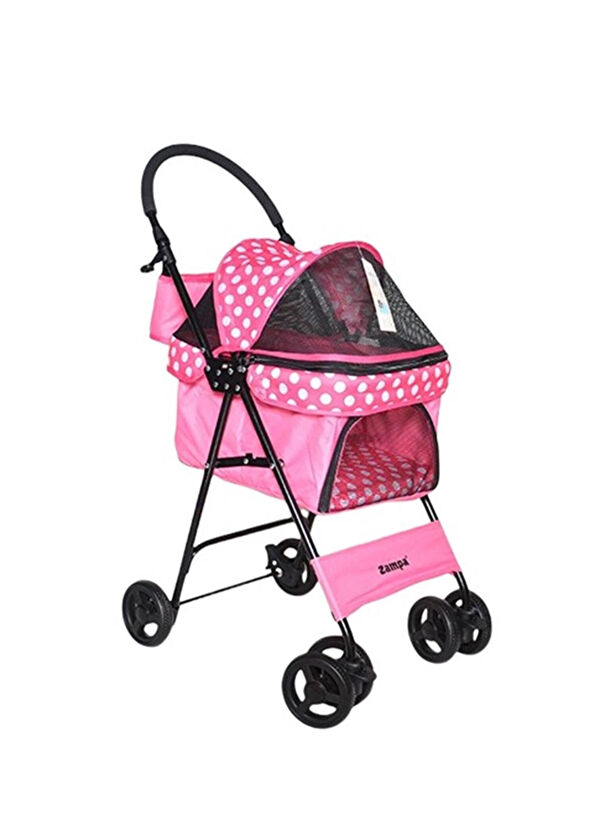 Zampa Perez Pink Cat and Dog Transport Trolley - 2