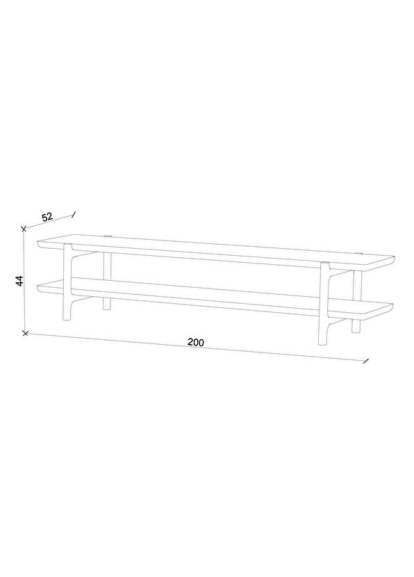 Ananas Homeland Serisi Raw Masif TV Ünitesi - 4
