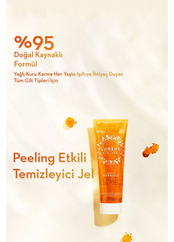 Lumene Clear Glow Peeling Etkili Temizleyici Jel 125 ml - 2