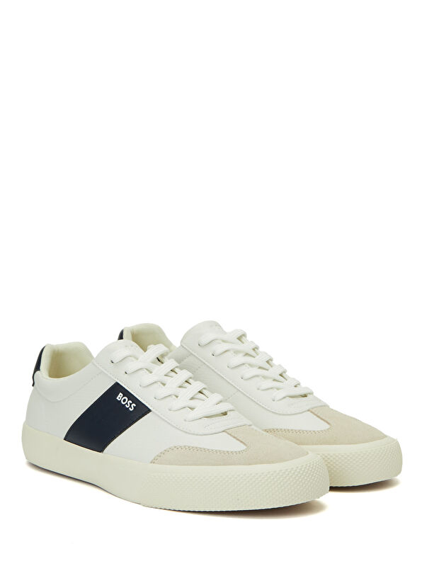 Boss Aiden Navy Blue White Men's Sneakers - 2