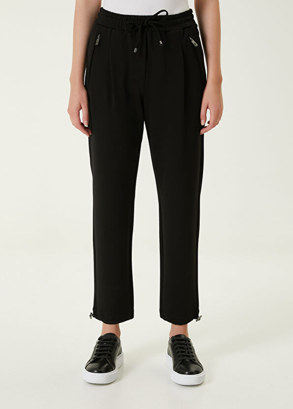 Beymen Club Siyah Paçası Büzgülü Jogger Pantolon - 2