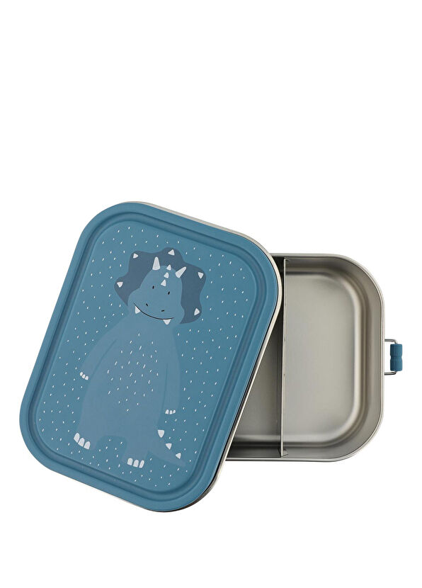 Trixie Mr.Triceratops Navy Blue Large Size Children's Food Bowl - 3