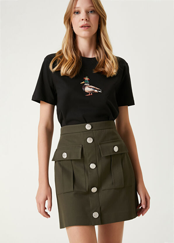 Beymen Club Haki Kargo Cepli Etek - 2