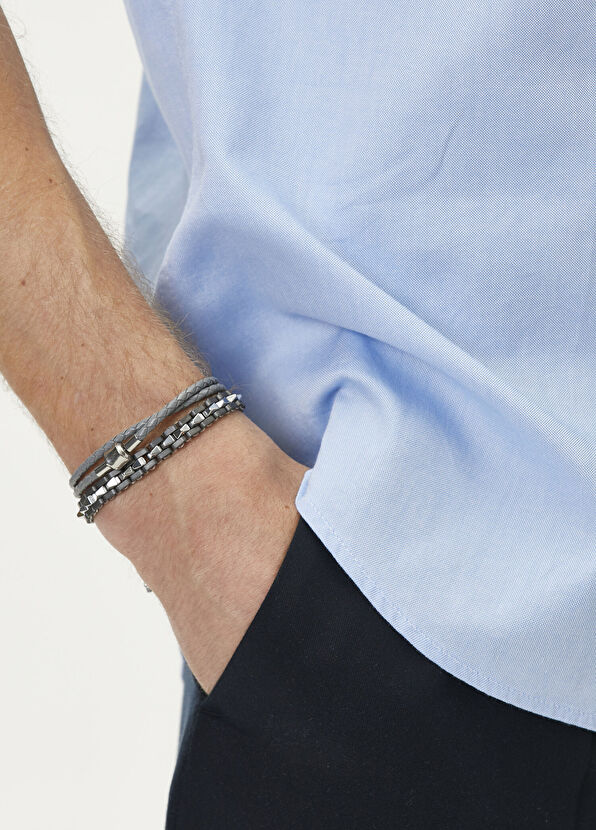 Beymen Club Beaded Men's 2-Piece Bracelet - 2