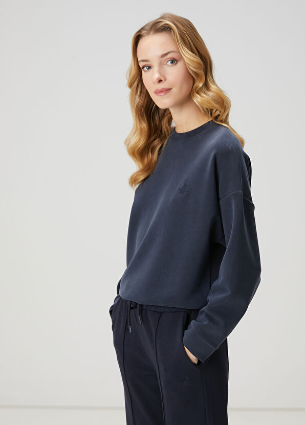 Beymen Club Navy Blue Sweatshirt - 1