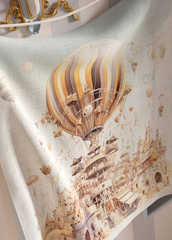 Ola Babies Mucitler Diyarı Patterned Muslin Blanket - 2