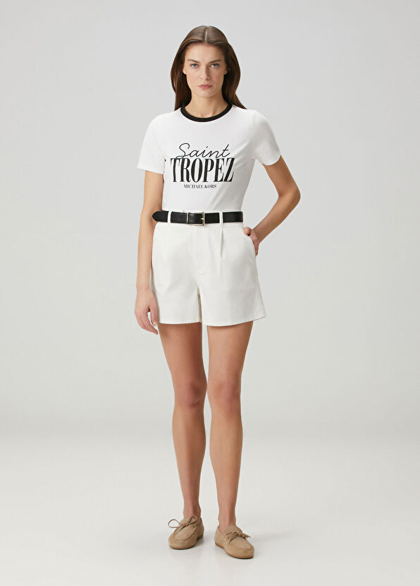 Michael Michael Kors St Tropez Beyaz T-shirt - 2