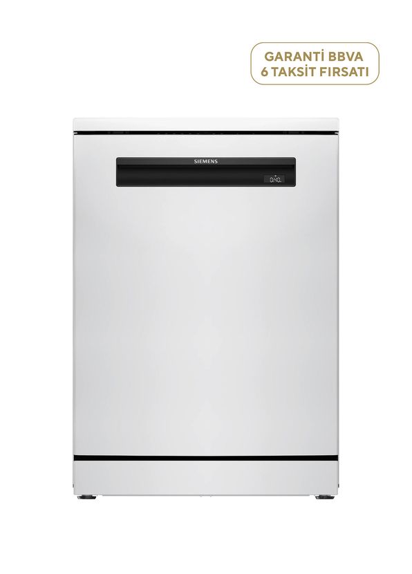 Siemens SN15EW00KT IQ500 Freestanding White Dishwasher - 1
