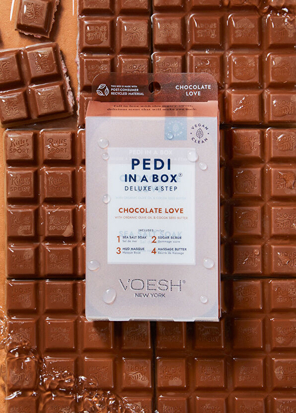 Voesh New York Pedi In A Box Deluxe Çikolata 4 Adımlı Pedikür Seti - 2
