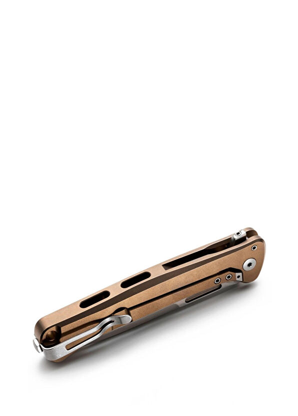 Resim Skinny Kahverengi Titanyum Bronze Çakı 