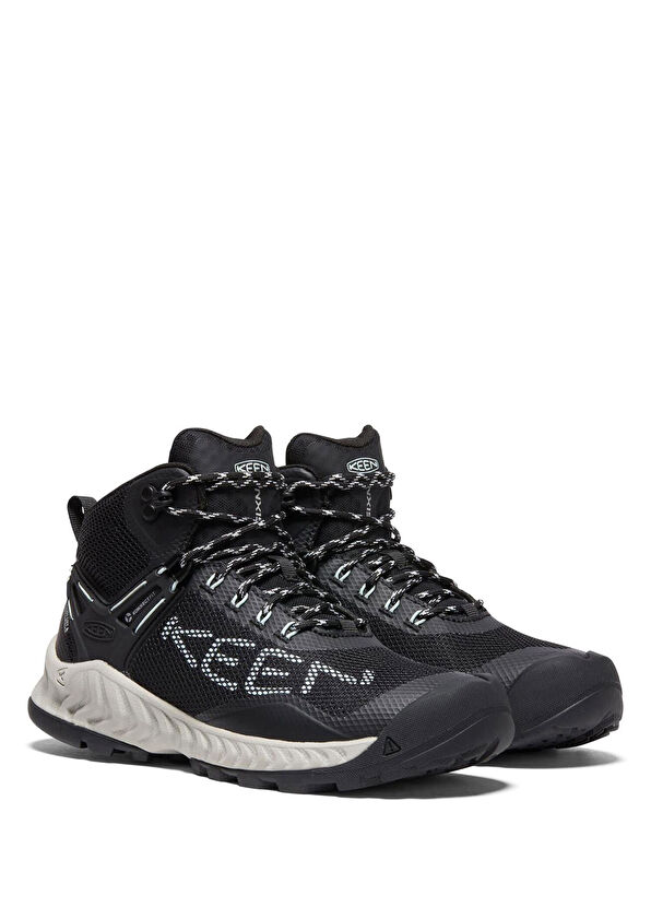 Keen Nxis Evo Black Blue Glass Waterproof Women's Hiking Boot - 3